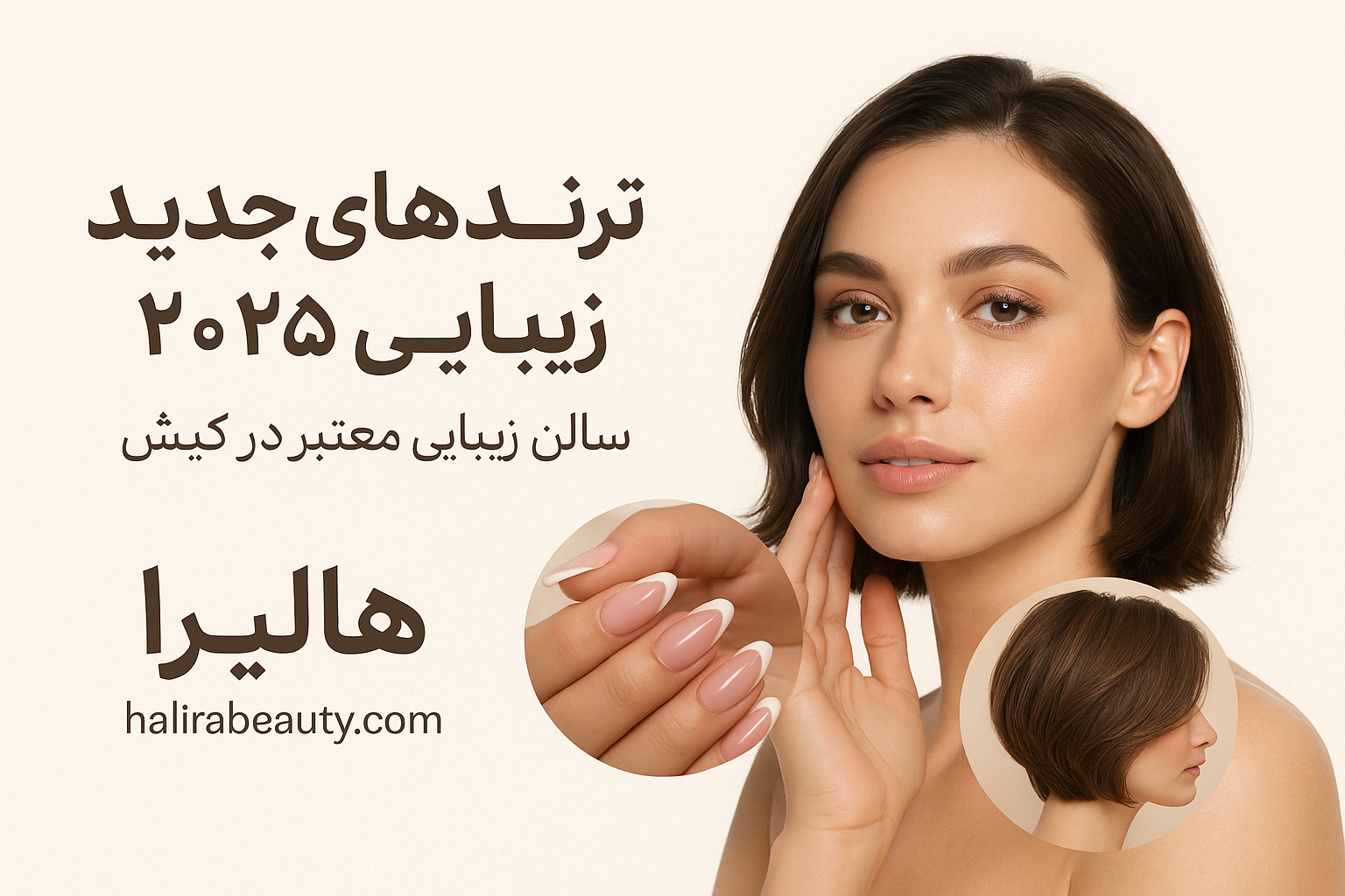 تصویر اصلی مطلب: ترندهای جدید زیبایی ۲۰۲۵ در کیش؛ نگاهی از نزدیک به خدمات مدرن در سالن زیبایی معتبر هالیرا