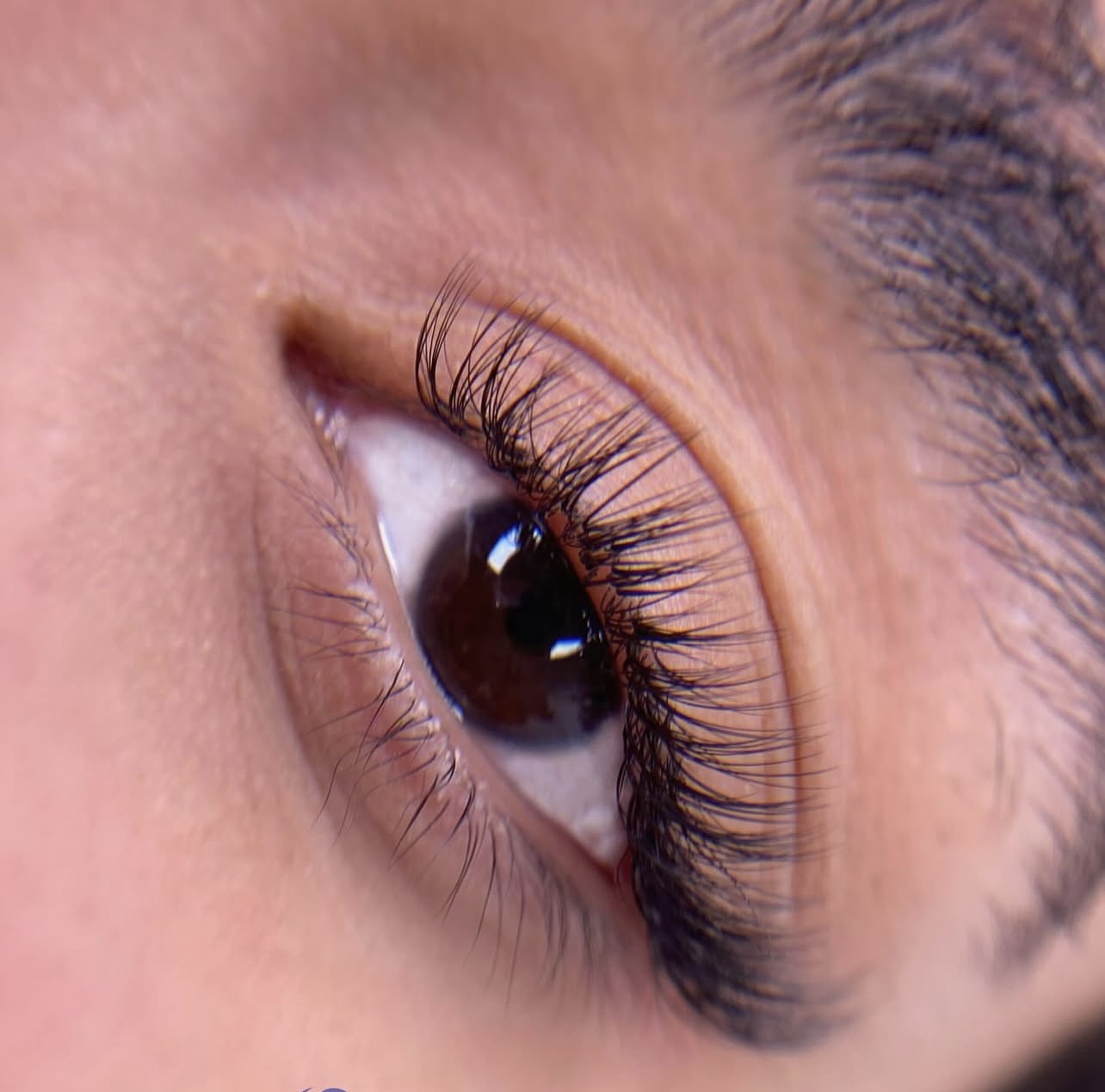 اکستنشن مژه نچرال با فر m